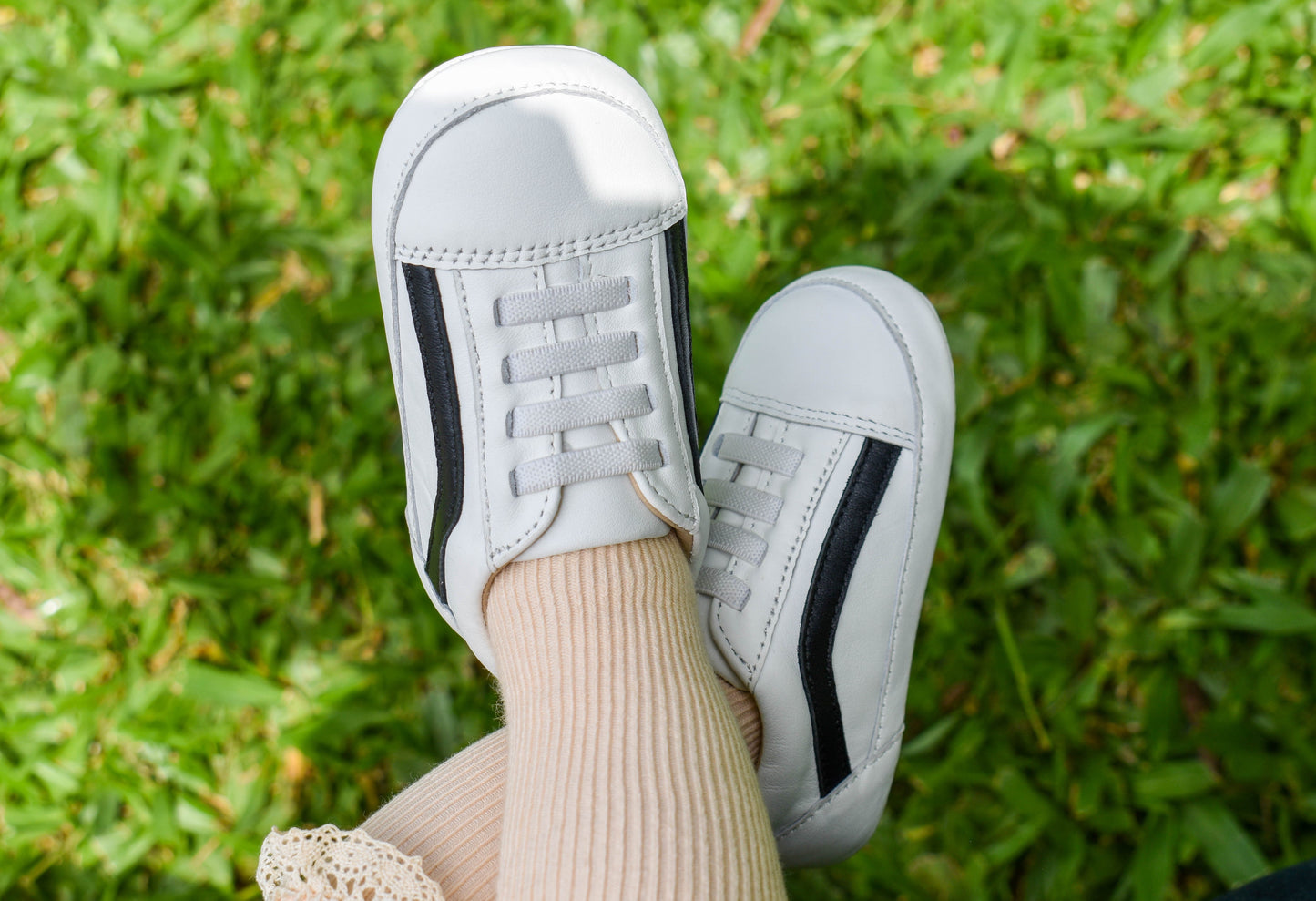 White Sporty Slip On